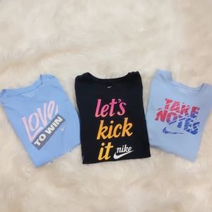 Girl Nike Short Sleeve t-shirt bundle